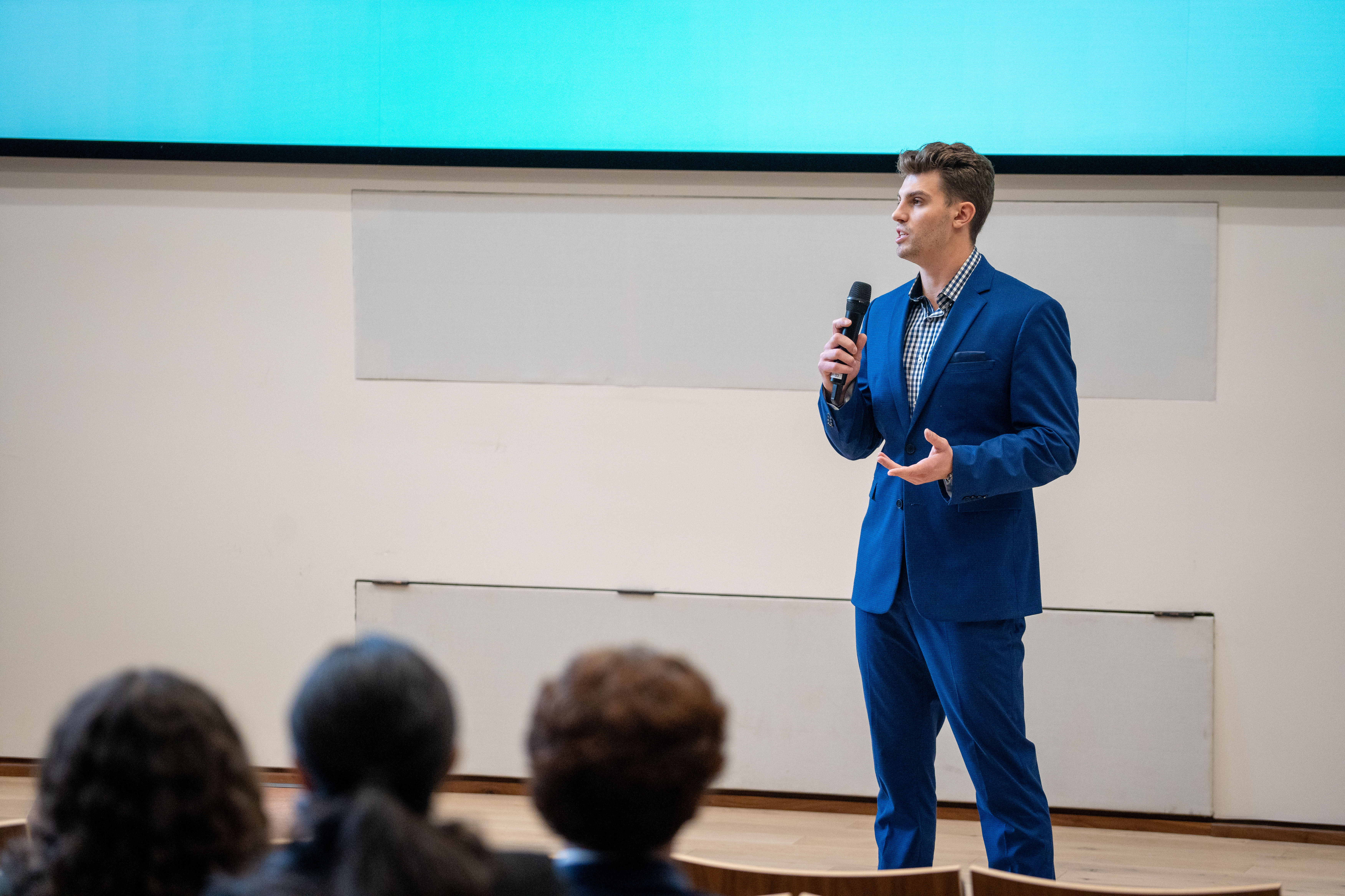 Matt presenting at Ivey Business School